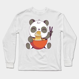 Panda Ramen Long Sleeve T-Shirt